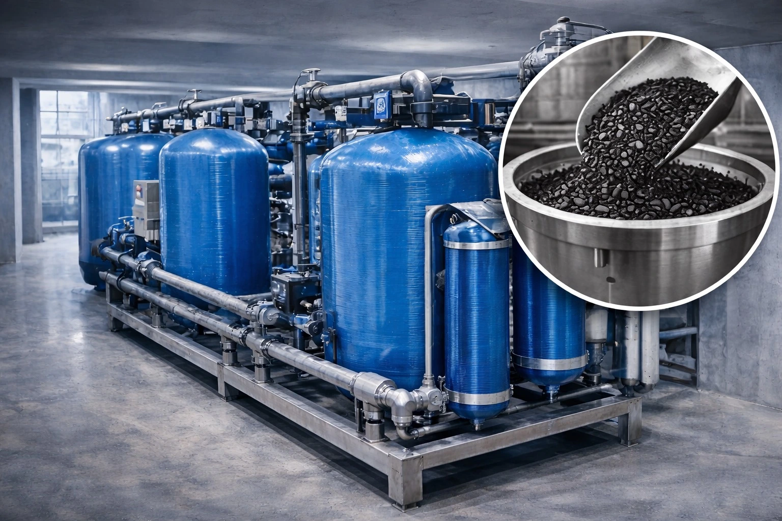 محطة تحلية وفلترة المياه باستخدام خامات عالية الجودة من شركة اليذيد